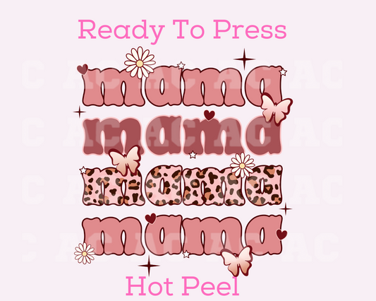 Boho Mama DTF TRANSFER or UV DTF STICKER DECAL