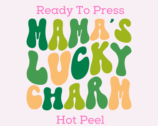 Mama's Lucky Charm (Green) St. Patrick's Day DTF TRANSFER or UV DTF STICKER
