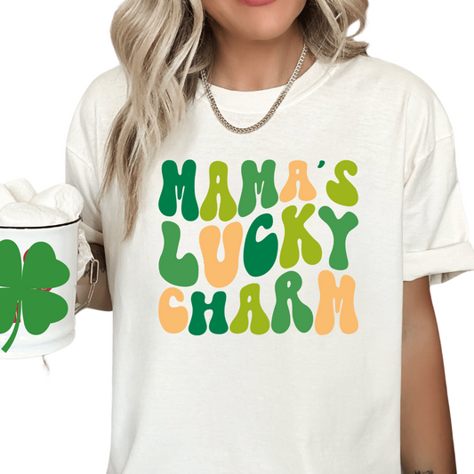 Mama's Lucky Charm (Green) St. Patrick's Day DTF TRANSFER or UV DTF STICKER