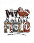 My Heart is on that Field DTF TRANSFER or UV DTF STICKER DECAL
