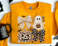 Neutral Pumpkin Bow Ghost Halloween DTF TRANSFER