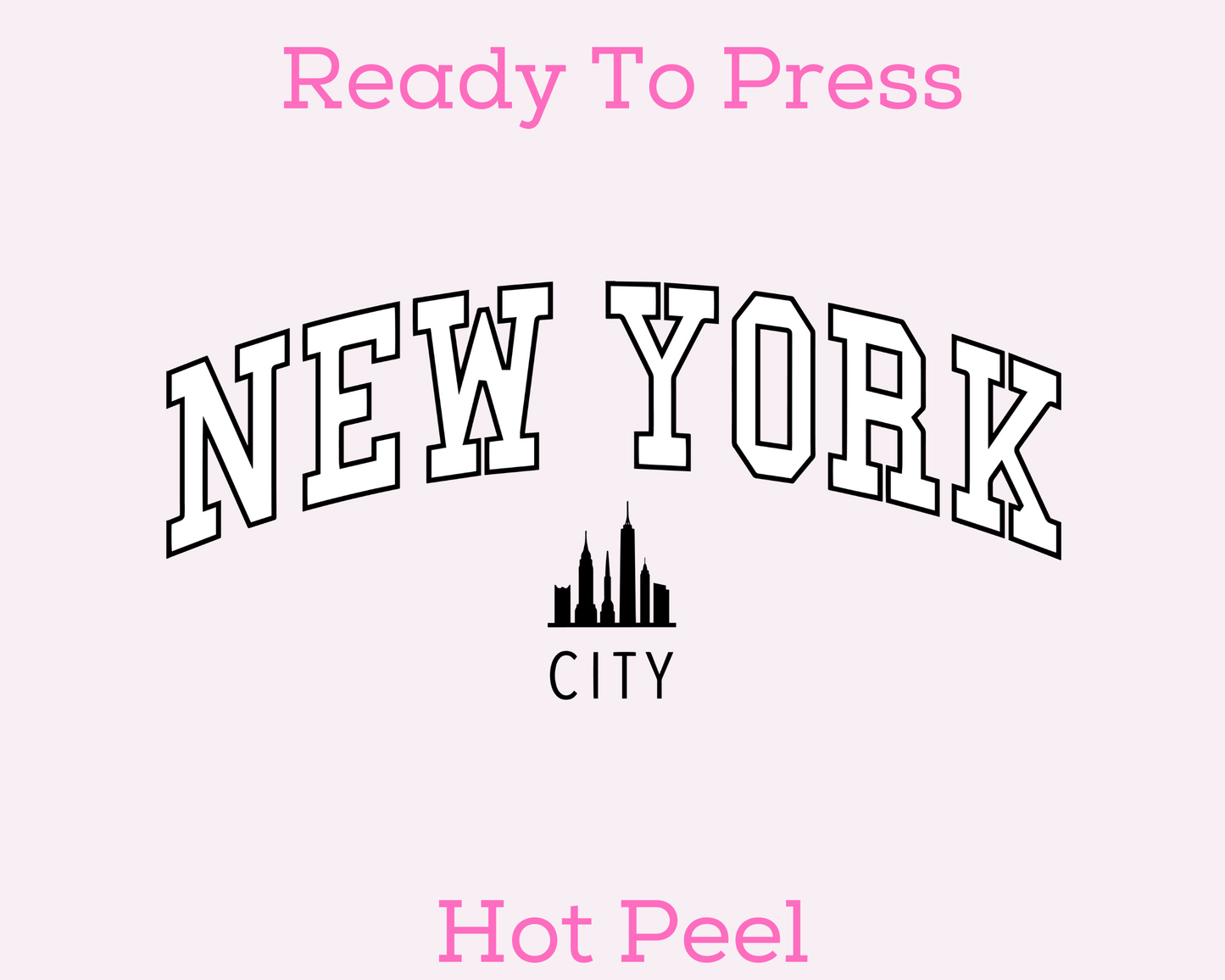 Varsity New York City Trendy DTF TRANSFER