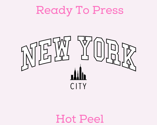 Varsity New York City Trendy DTF TRANSFER