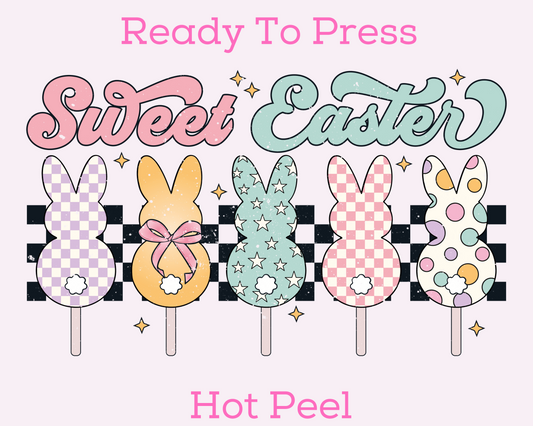 Sweet Easter DTF TRANSFER or UV DTF STICKER or UV DTF STICKER