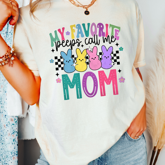 My Favorite Peeps Easter DTF TRANSFER or UV DTF STICKER or UV DTF STICKER