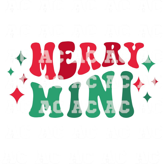 Merry Mini DTF TRANSFER or UV DTF STICKER