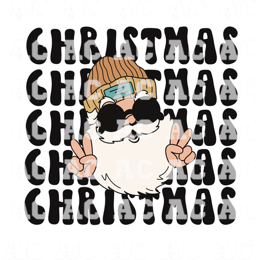 Santa Claus DTF TRANSFER or UV DTF STICKER