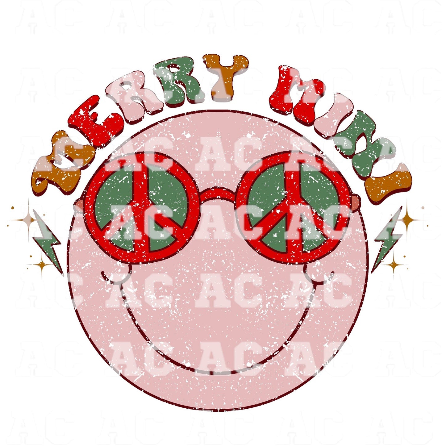 Retro Merry Mini DTF TRANSFER