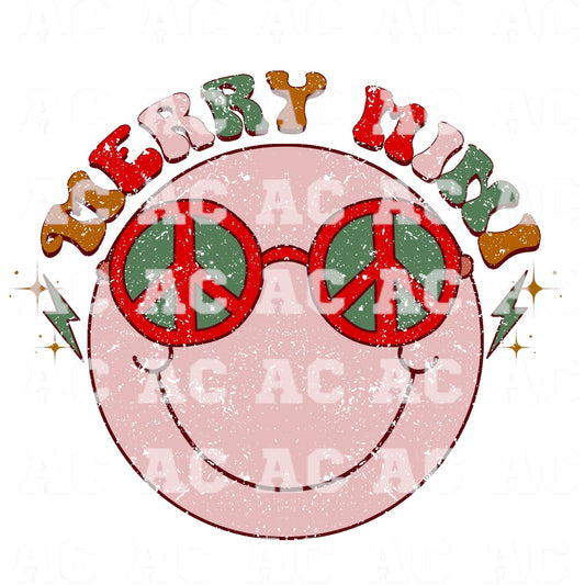 Retro Merry Mini DTF TRANSFER