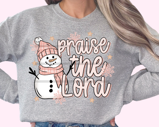 Praise The Lord Religious Christmas DTF TRANSFER or UV DTF STICKER