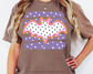 White Bat Purple Stripes Polka Dot Halloween DTF TRANSFER