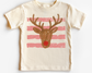 Red Stripes Reindeer Christmas DTF TRANSFER