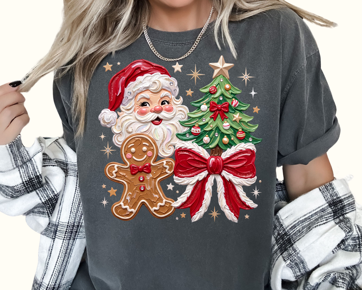 Santa Collage Christmas DTF TRANSFER