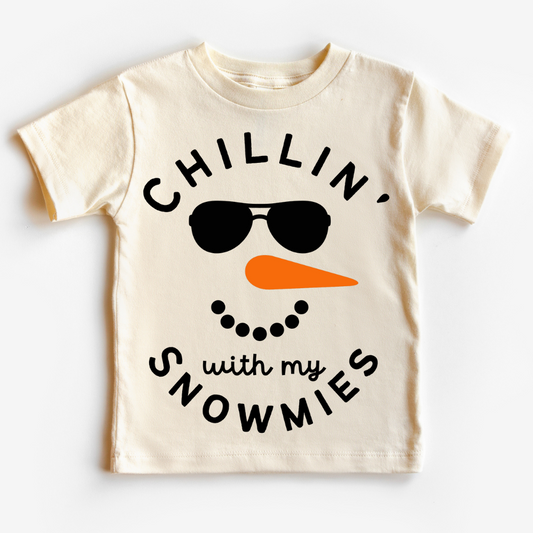 Chillin' With My Snowmies DTF TRANSFER or UV DTF STICKER