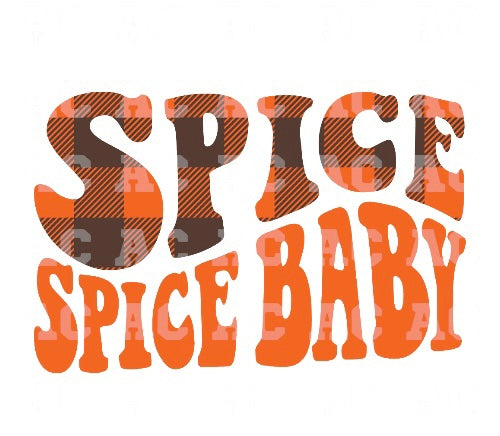 Spice Baby DTF TRANSFER or UV DTF STICKER DECAL