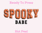 Spooky Babe (Orange) DTF TRANSFER