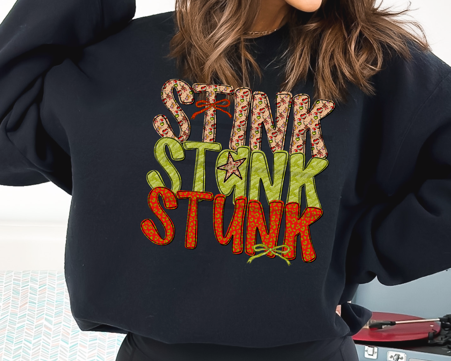 Green Man Stink DTF TRANSFER or UV DTF STICKER