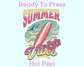 Summer Vibes Summer DTF TRANSFER or UV DTF STICKER