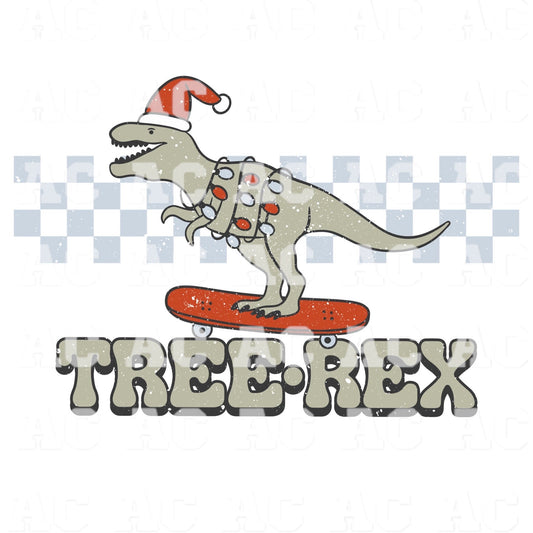 Tree Rex DTF TRANSFER or UV DTF STICKER