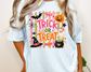 Bat Orange Stripes  Polka Dot Halloween DTF TRANSFER