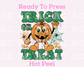 Pumpkin Trick Or Treat DTF TRANSFER