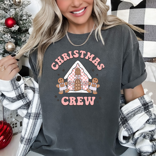 Christmas Crew Girl DTF TRANSFER or UV DTF STICKER