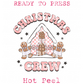 Christmas Crew Girl DTF TRANSFER or UV DTF STICKER