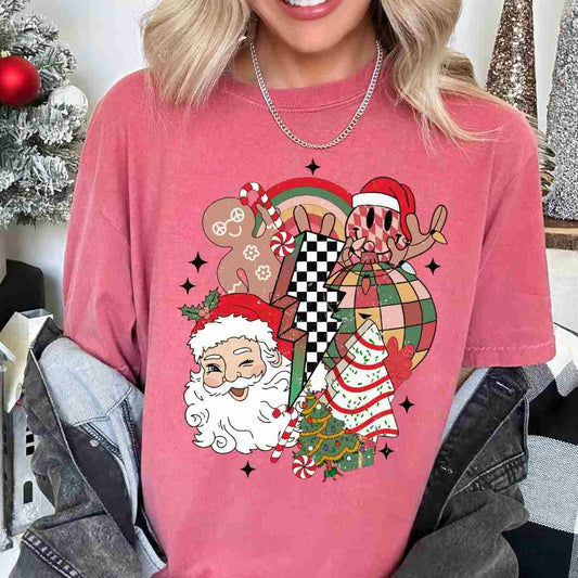 Christmas Collage DTF TRANSFER or UV DTF STICKER