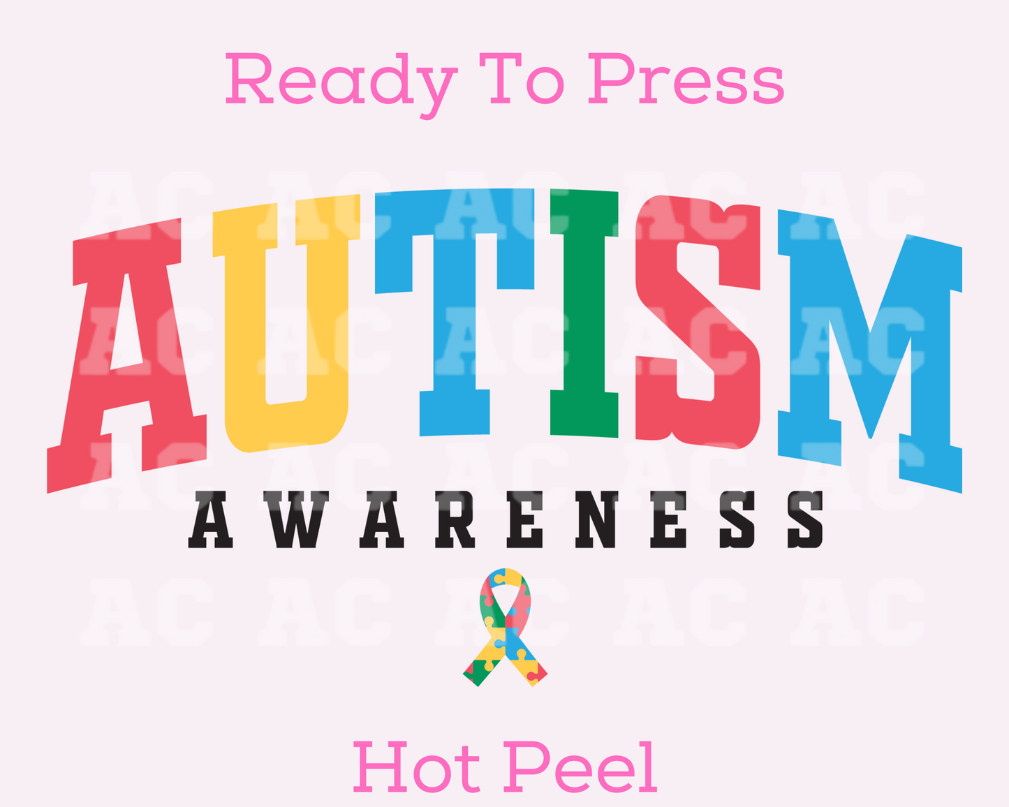 Autism Varsity (Black) DTF TRANSFER or Uv Dtf Sticker