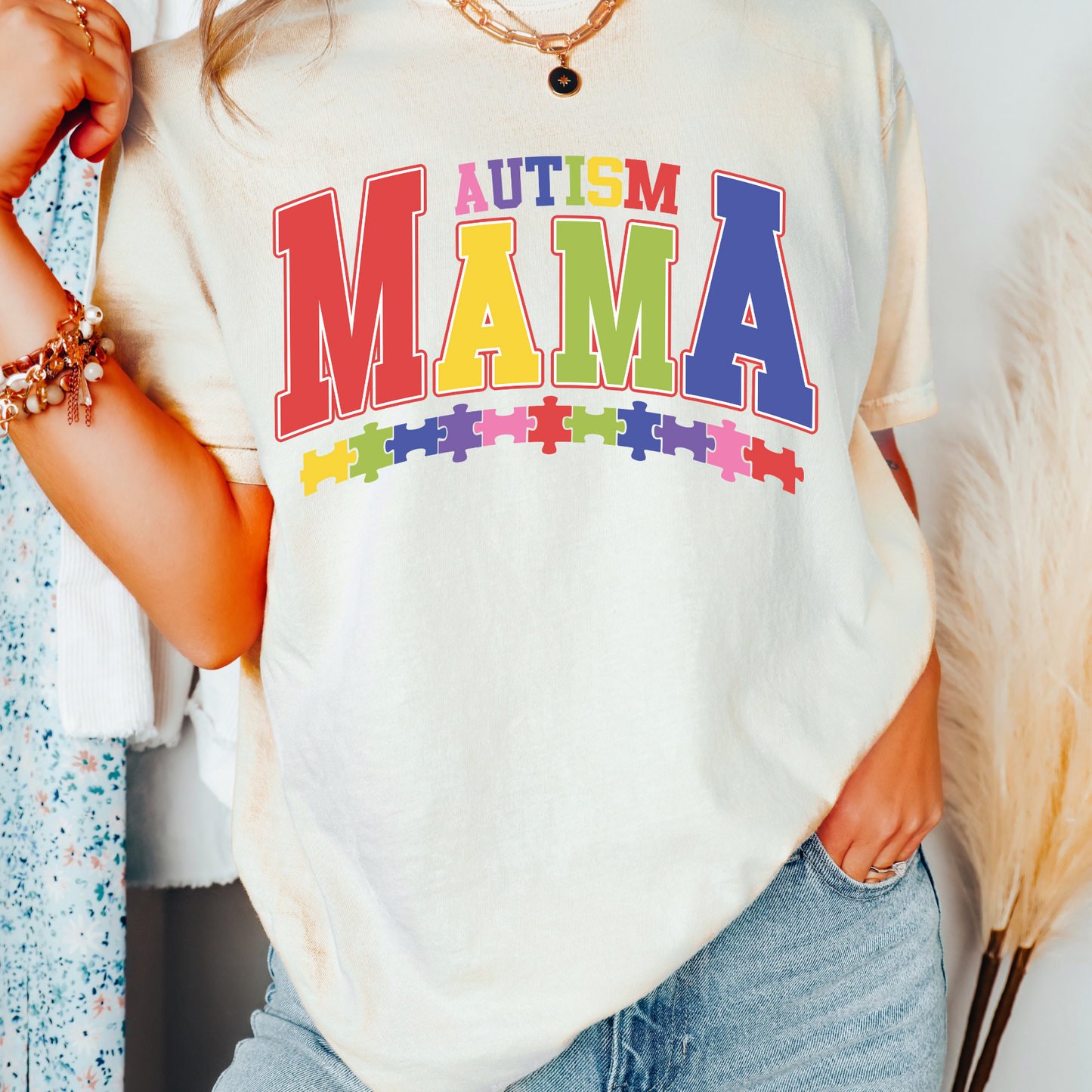 Autism Mama Awareness DTF TRANSFER or UV DTF STICKER DECAL