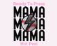 Baseball Mama DTF TRANSFER or UV DTF STICKER