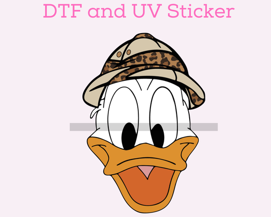 Magical Boy Duck DTF TRANSFER or UV DTF STICKER