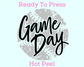 Game Day Baseball DTF TRANSFER or UV DTF STICKER