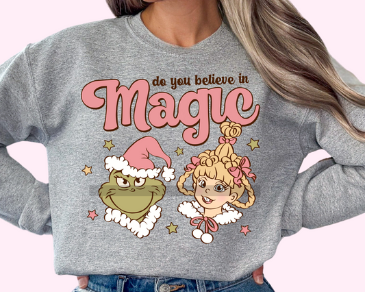 Green Man and Cindy Christmas DTF TRANSFER or UV DTF STICKER