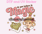Green Man and Cindy Christmas DTF TRANSFER or UV DTF STICKER