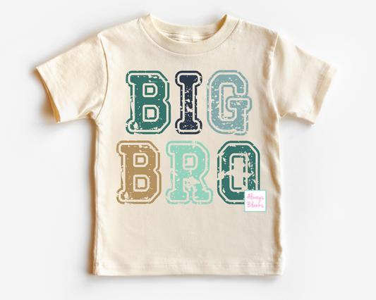 Big Bro DTF TRANSFER or UV DTF STICKER DECAL Distressed