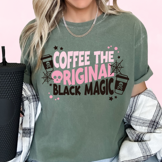 Coffee The Original Black Magic Halloween DTF TRANSFER
