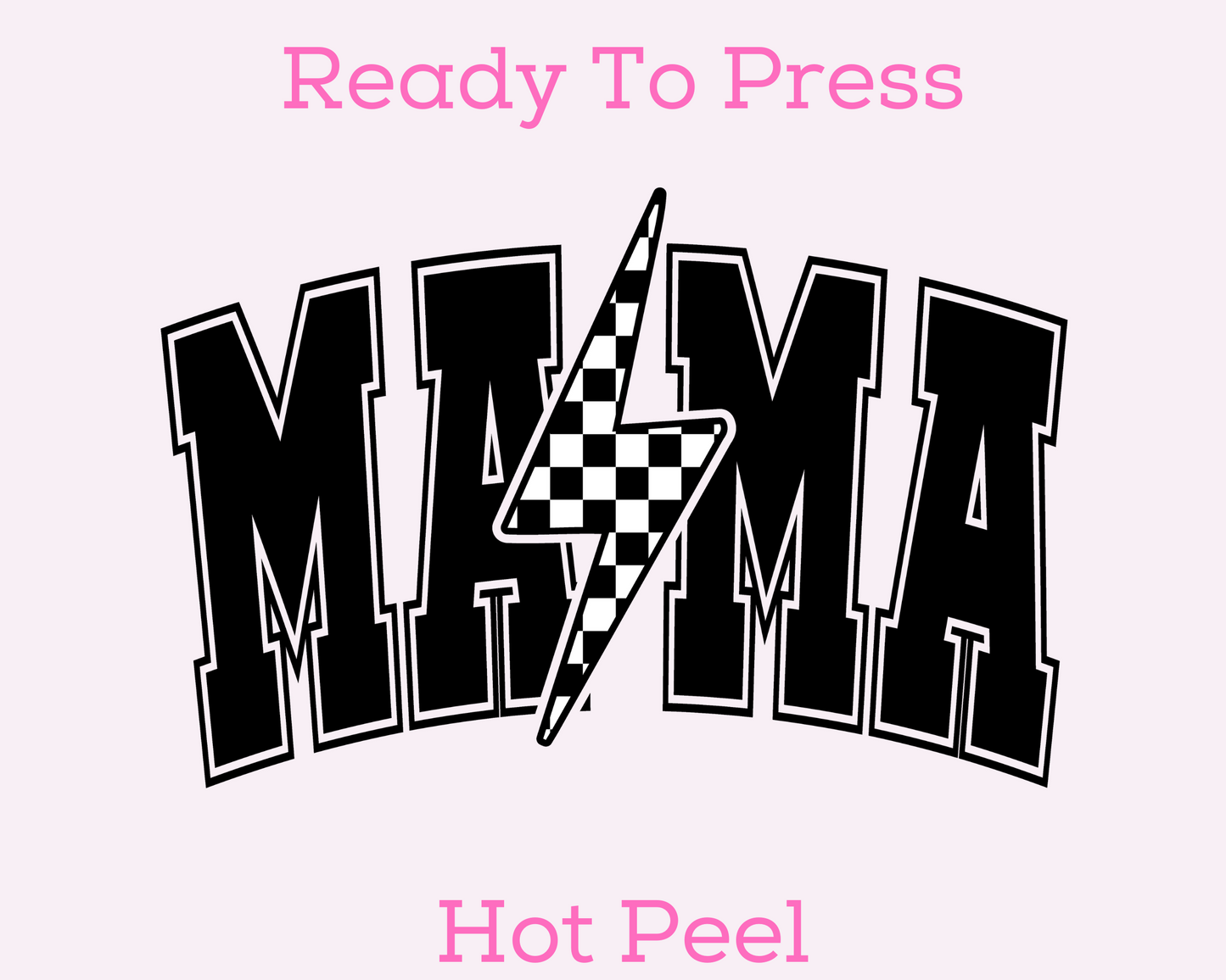 Varsity Mama (Black) Mom DTF TRANSFER or UV DTF STICKER DECAL