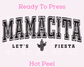 Mamacita (Black) DTF TRANSFER or Uv Dtf Sticker