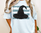 Witch Hat Blue Stripes Halloween DTF TRANSFER