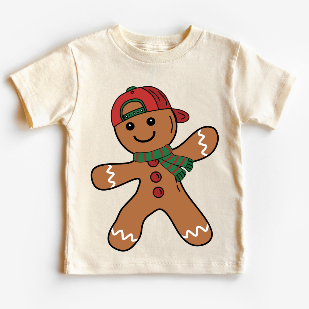 Boy Gingerbread With Hat Christmas DTF TRANSFER  or UV DTF STICKER