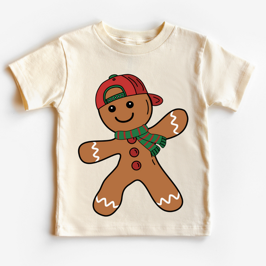Boy Gingerbread With Hat Christmas DTF TRANSFER or UV DTF STICKER