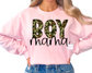 Camo Boy Mama DTF TRANSFER or UV DTF STICKER DECAL