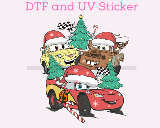 Magical Carrr Christmas DTF TRANSFER or UV DTF STICKER