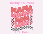 Mama to Bruh DTF TRANSFER or UV DTF STICKER DECAL