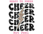 Cheer Lightning (Leopard) DTF TRANSFER or UV DTF STICKER