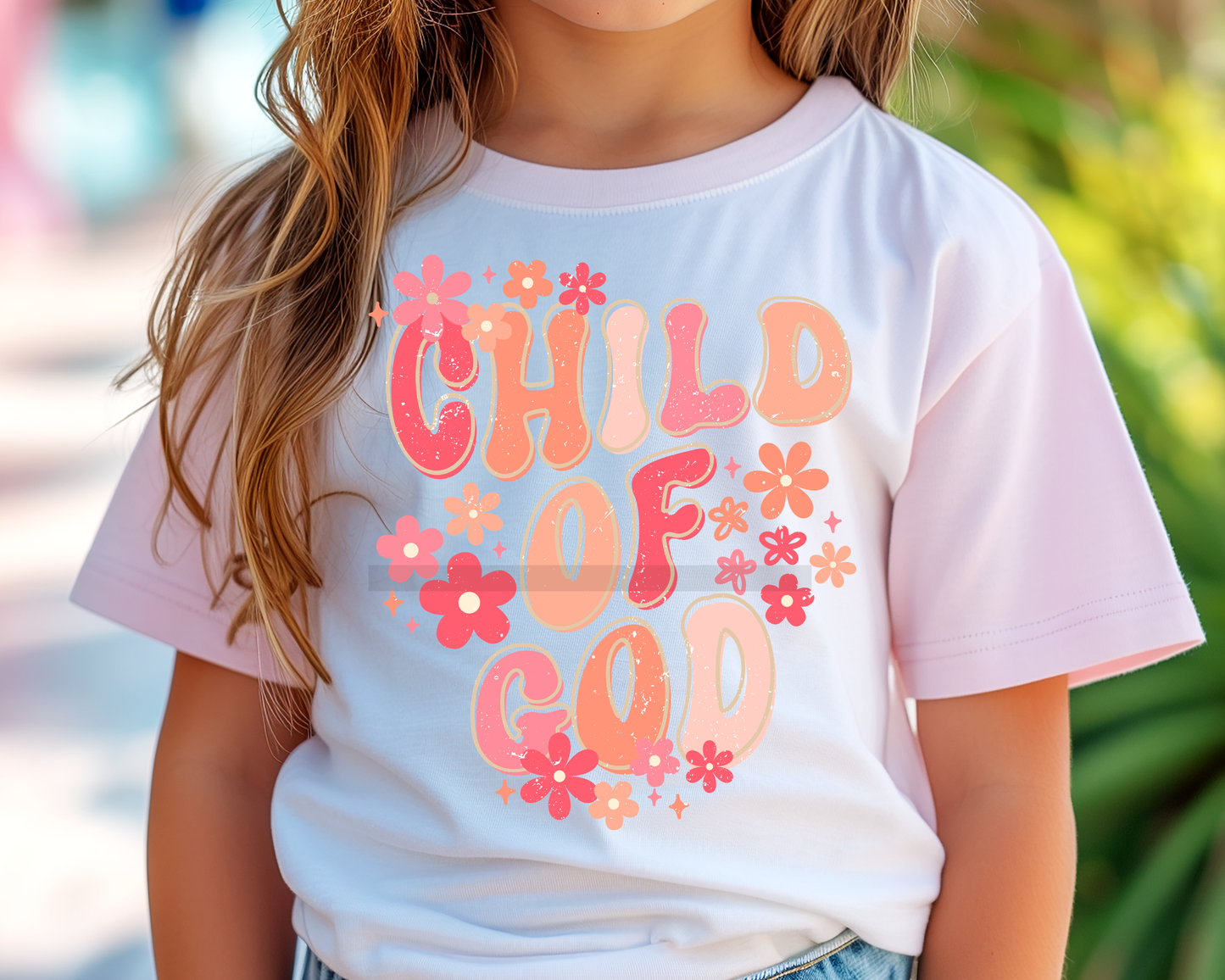 Child of God Faith Based Religious DTF TRANSFER or UV DTF STICKER