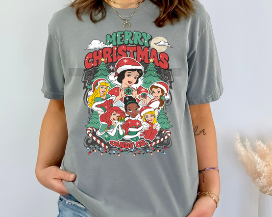 Magical Princess Candy Co Christmas DTF TRANSFER or UV DTF STICKER