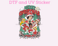 Magical Princess Candy Co Christmas DTF TRANSFER or UV DTF STICKER