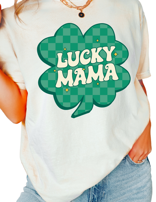 Lucky Mama St. Patrick's Day DTF TRANSFER or UV DTF STICKER